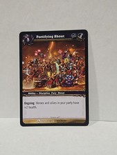 Fortifying Shout World Of Warcraft TCG Fields Of Honor Regular Common