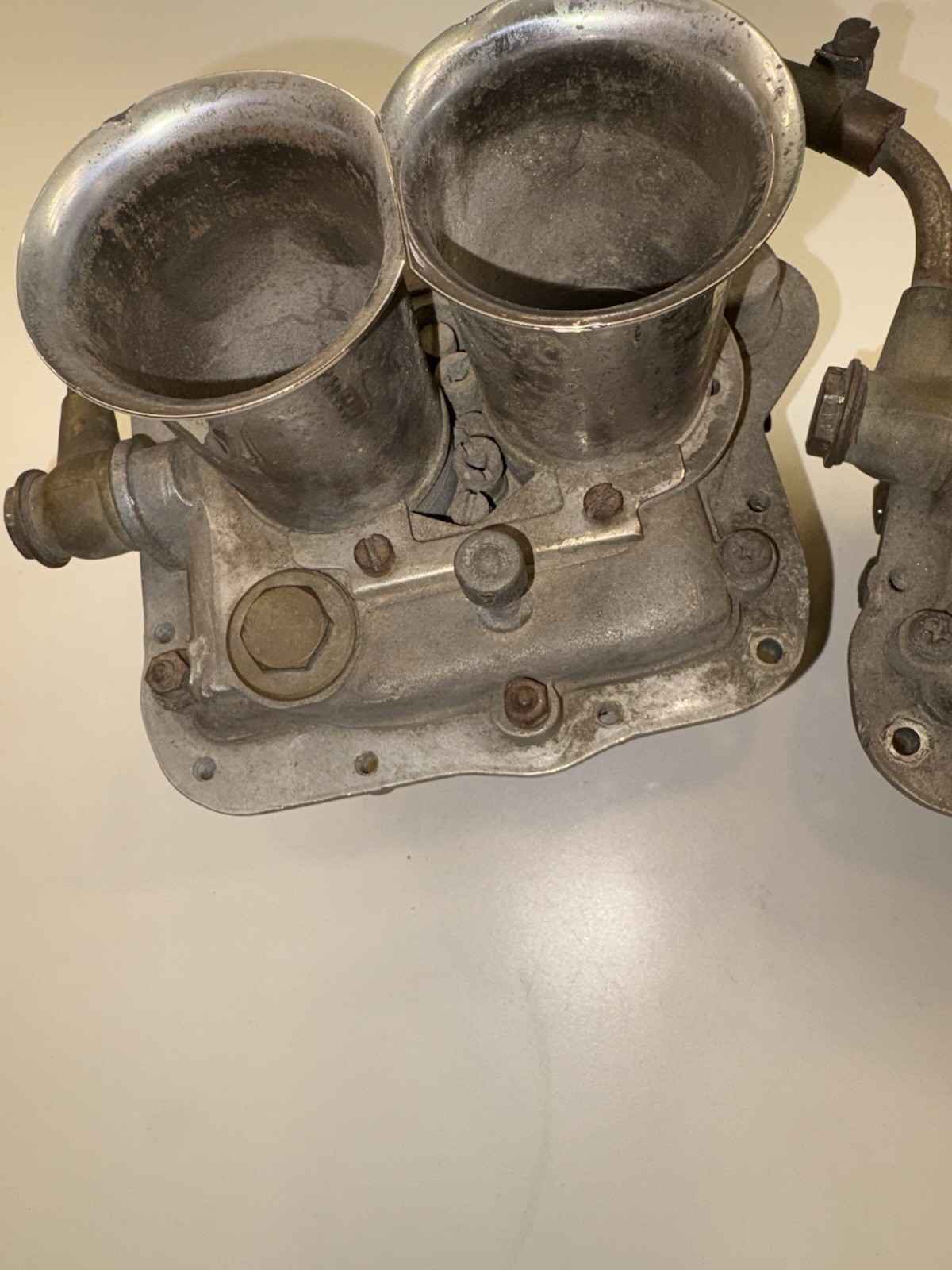 RARE Weber 40 DCM 2 Carburetors Porsche 356 4 Cam Formula 2 SAND CAST RSK 550 GT