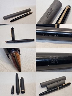 Lamy 99 Füller Füllfederhalter mit Goldfeder Gold 585 Etui