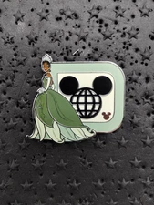 2025 Walt Disney World Hidden Mickey Series Tiana Hidden Mickey Trading Pin