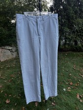 Polo Ralph Lauren Men’s Seersucker Pants Blue White Stripe 36x32 Cotton Classic