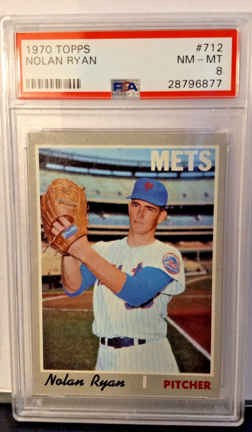 1970 Topps #712 Nolan Ryan PSA 8