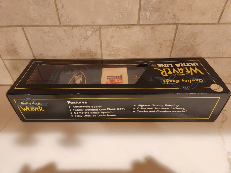 Modelo de vagón de tren Weaver Ultra Line calidad nuevo no usado todavía embalaje original Foto 3 de 4