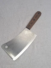 CHICAGO CUTLERY Meat Cleaver Wood Handle 7” Blade PC-1