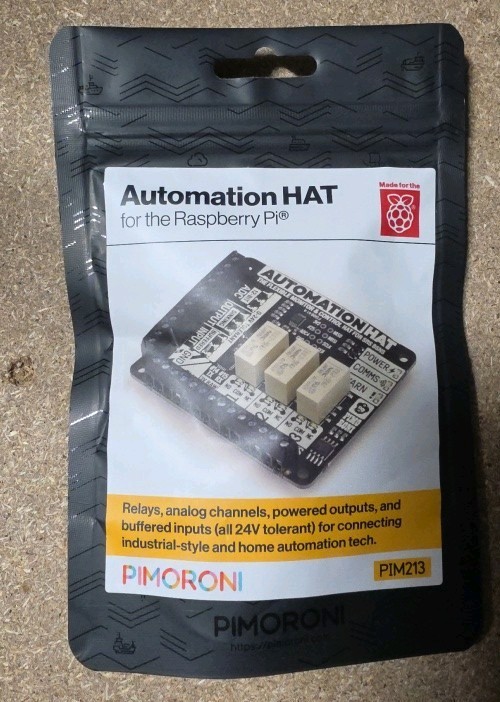 Automation Hat Pimoroni Raspberry Pi PIM213