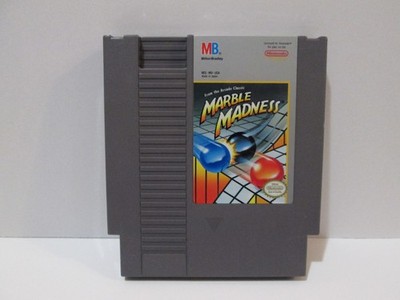 Marble Madness Video Game Nintendo NES Cartridge, 1989