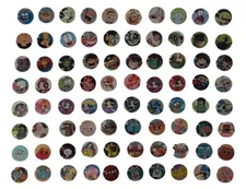 50 Cartoon Network Pogs – No Repeats – Sabritas – Mexico