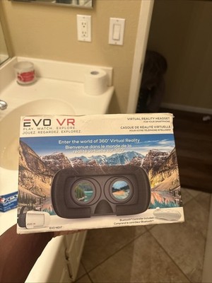 EVO VR Virtual Reality Headset works with iPhones , Samsung Galaxy phones & more