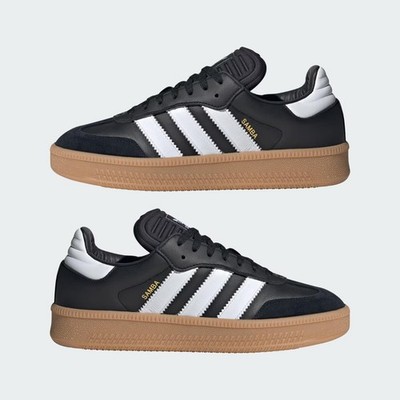 NIB MEN'S ADIDAS ORIGINALS IE1379 SAMBA XLG BLACK/WHITE RUNNING SNEAKERS SHOE