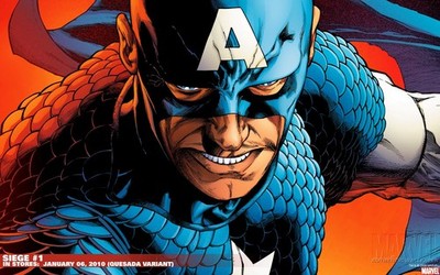 Marvel comics captain america superhero 2010 comic Custom Gaming Mat Desk 5754