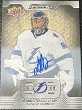 Andrei Vasilevskiy 2023-24 Upper Deck Engrained #7 Auto White Birch /50