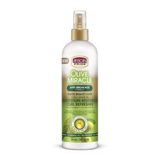 African Pride Olive Miracle Moisture Restore Curl Refresher - 12 fl oz 355 ml 