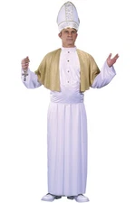 Roman Catholic Church Pontiff Spiritual Leader Adult Costume