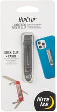 Nite Ize HipClip Universal Pocket Clip, Silve...