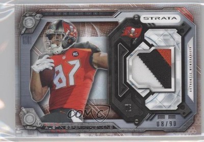 2014 Topps Strata Relics Topaz 8/90 Austin Seferian-Jenkins Rookie Patch RC 1u0