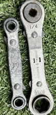 Vintage Ratcheting Box Wrench Lot – KD No. 271 Lancaster PA & Imperial Eastman