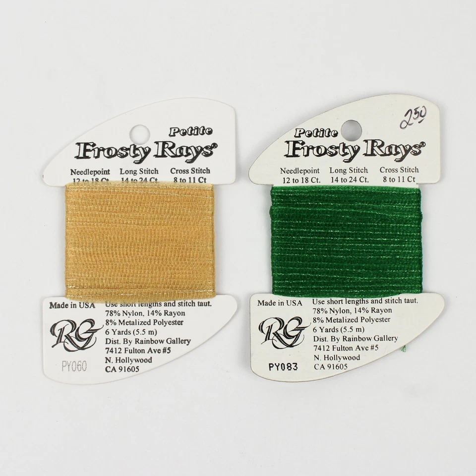 Lot of 5 Cards Frosty Rays Yarn for Needlepoint, etc. Assorted Colors New - Image 4 of 4