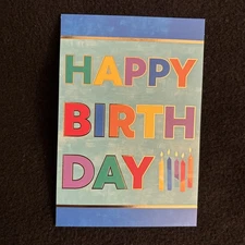 LIQUIDATING-Hallmark Birthday Greeting Note Card “Happy Birthday…”