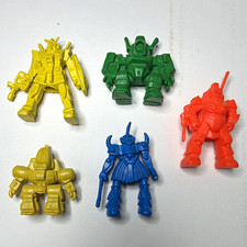 Vintage 1980s Gundam Rubber Figure Lot of 5 K...