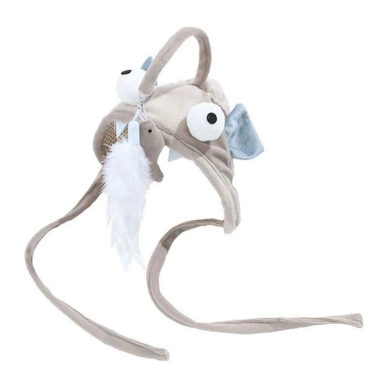 Interactive for Cat Toy with Tassels for cat Exercise Indoor toy Kitten Cap Catn