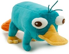 Disney Phineas and Ferb 9" Plush Figure Perry the Platypus NWT USA SELLER