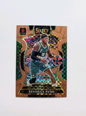 Kendrick Nunn 2025-26 Panini Select EuroLeague Bronze Checker /49 Panathinaikos 