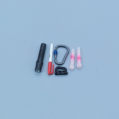EASY&SIMPLE ES GA1010S 1/6 Scale SAS BRAVO 0-7 Ghost Figure Pen Ring Flashlight