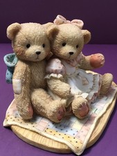 Cherished Teddies NATHANIEL  NELLIE Twice As Nice Figurine 950513 Box