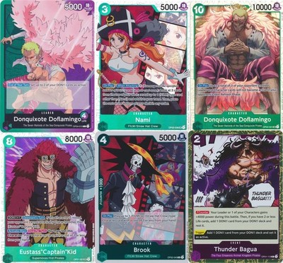 Green/Purple Doflamingo Deck - Nami - Monkey.D.Luffy - One Piece - NM | eBay Green/Purple Doflamingo Deck - Nami - Monkey.D.Luffy - One Piece - NM | eBay