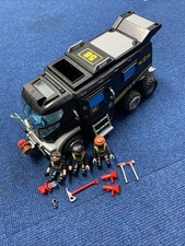 Playmobil 9360 City Action Police SWAT Truck - 3 Figures & Accessories (W)