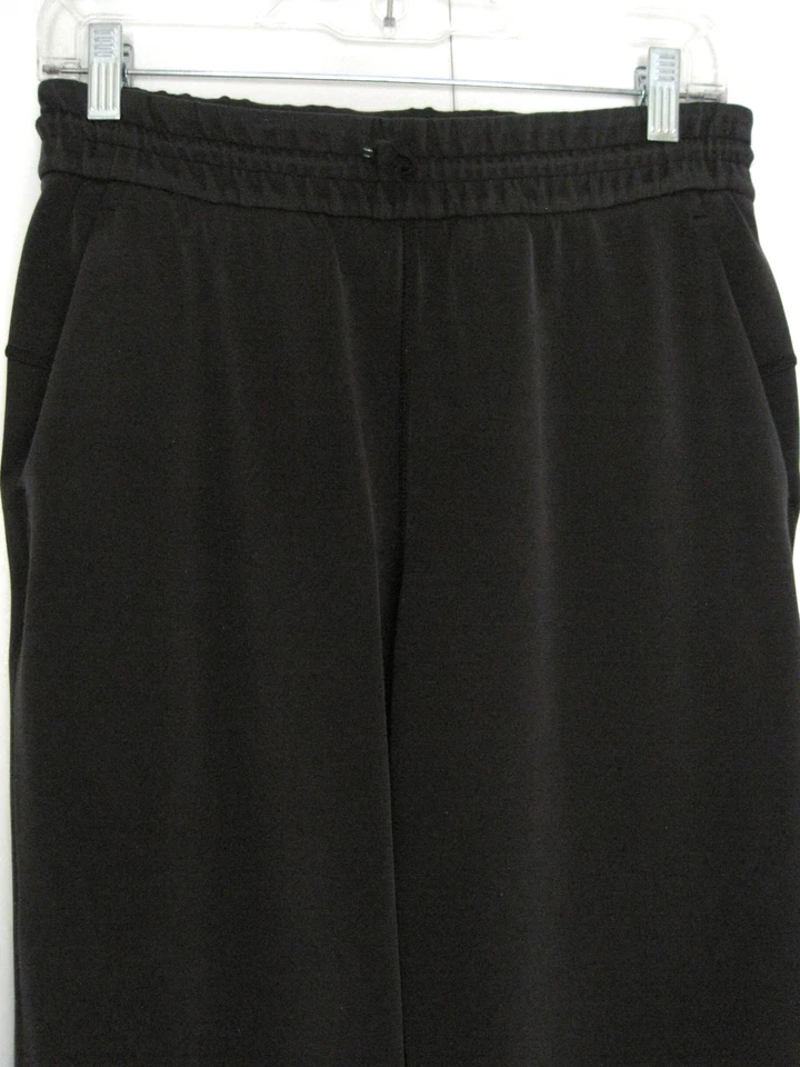 Pantalones LULULEMON Softstreme tiro alto recortados pierna recta negros bolsillos para mujer 6 Foto 3 de 4