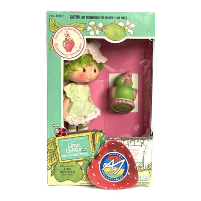  Vintage Strawberry Shortcake Lime Chiffon & Parfait Re-Packaged In Orig. Box!