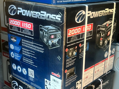 #ad powerboss generator $230.00