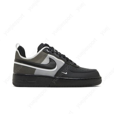 Nike Air Force 1 ブラック×ブラック 32cm Nike Air Force 1 'White Stitching' Black Sneaker Brand New Size 4Y