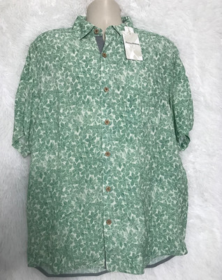 Tommy Bahama BT Mens Size 2XLB Cucumber Salad Veracruz Cay Sand Dollar Shirt NWT