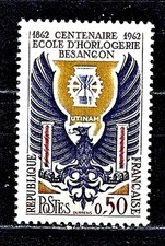 S59296 France 1962 MNH** École des Horlogers 1v #1342