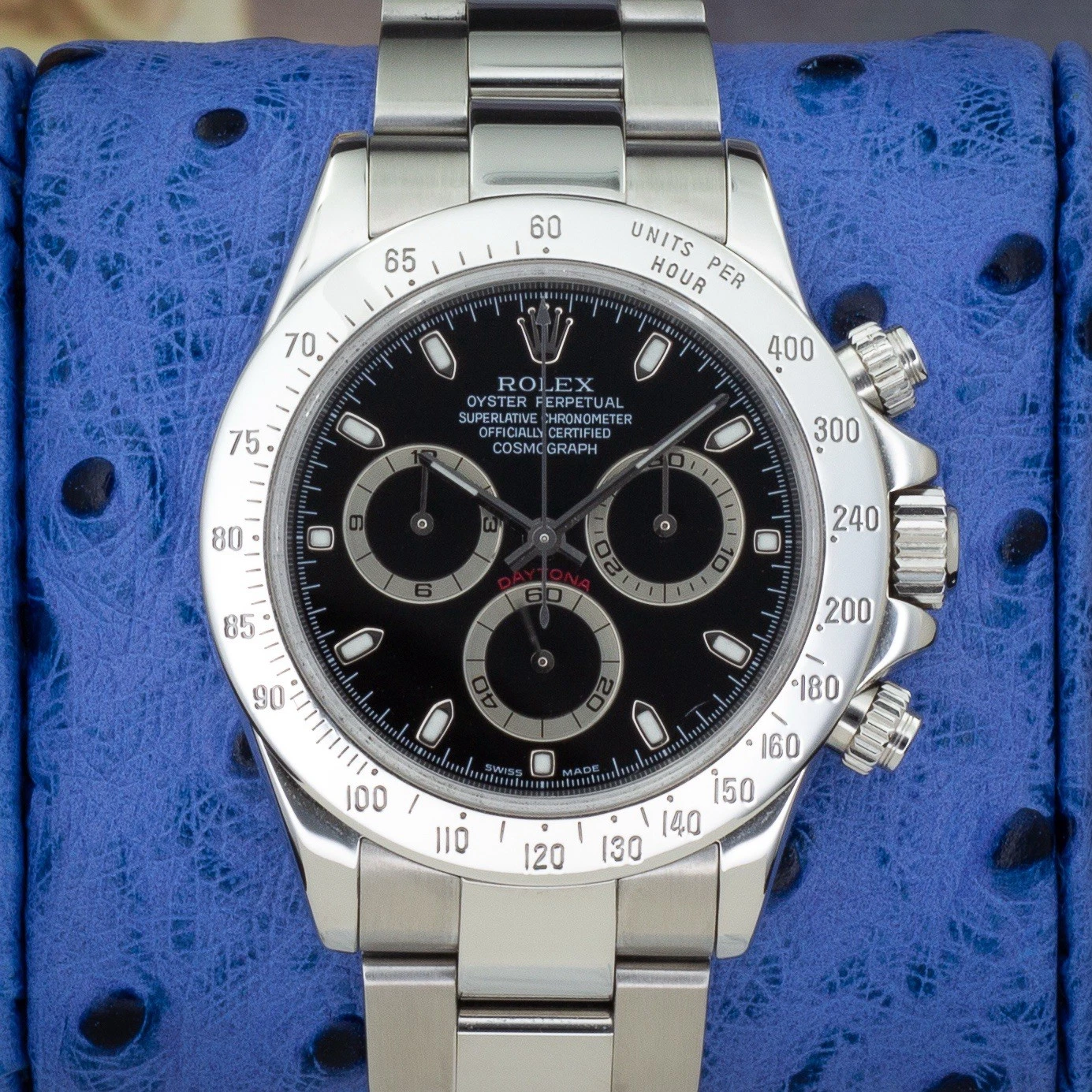 2000 Rolex Daytona Cosmograph 116520 BLACK 40mm Stainless Steel DEBUT Year RARE