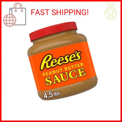 REESE'S Peanut Butter Sauce Bulk Jar, 4.5 lb