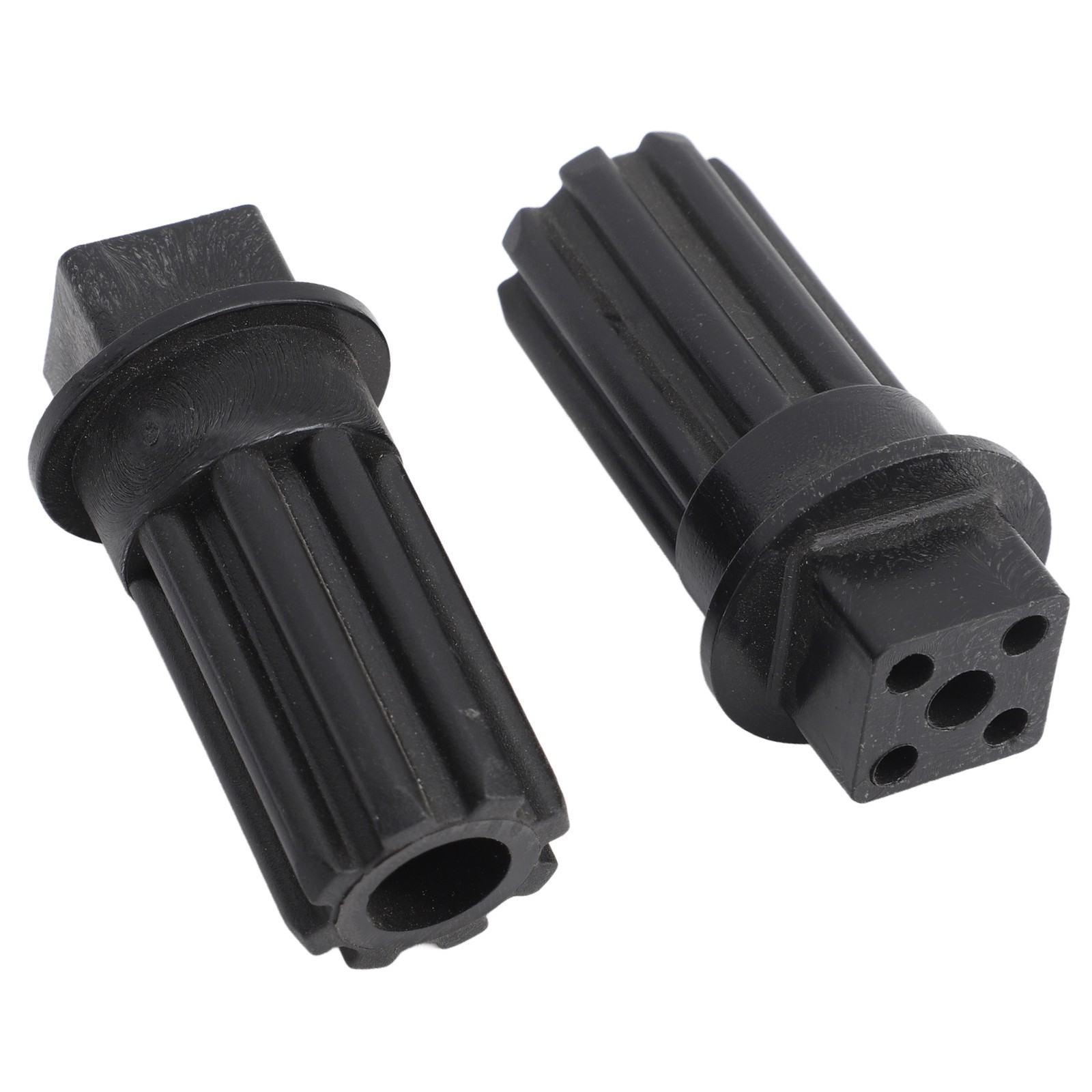 2Pcs Meat Grinder Screw Coupling Black Plastic Quick Installation Meat Grinder