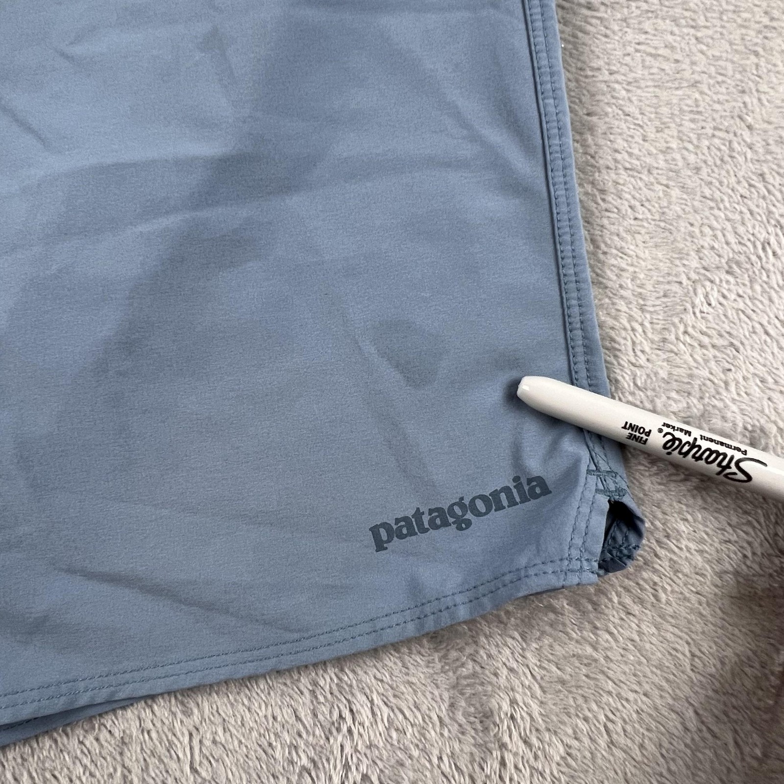 Patagonia Board Shorts Mens 36 Blue PGBE Recycled Polyester Swim Surf Trunks thumbnail 3