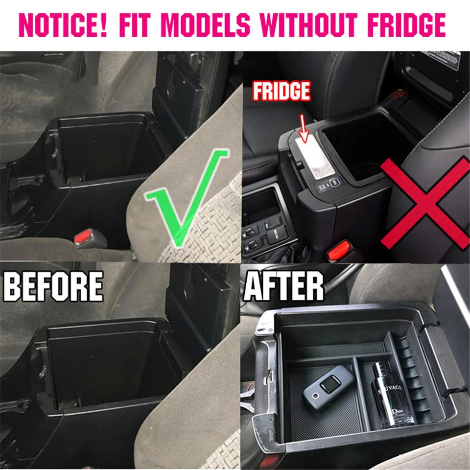 Center Console Tray Armrest Storage Box For Lexus GX400 GX460 GX470 2004 - 2020 Foto 2 de 4