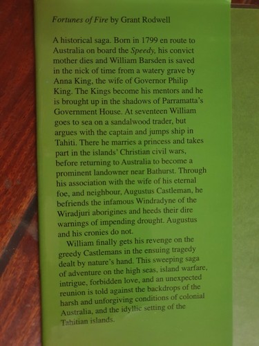 Scarce Cover HC Fortunes of Fire Grant Rodwell Australian Aboriginal Historical - Picture 5 of 15