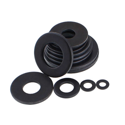 Flat Washers Grade 8 Black Washer M2 M3 M4 M5 M6 M8 M10 M12 M14 M16 M18 M20- M27
