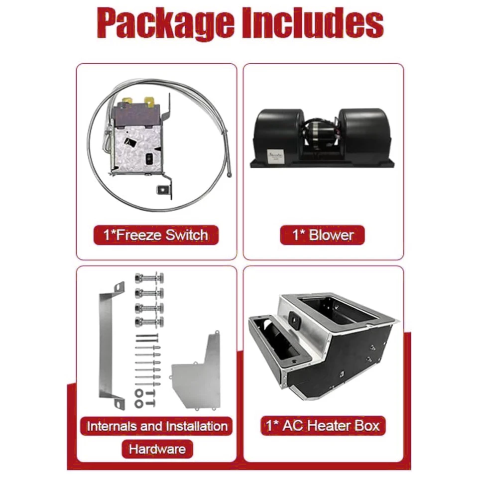 Caja de calentador de aire acondicionado / motor de soplador para Kenworth serie W900, W900L, W900B, T600, T660, T800 Foto 4 de 4