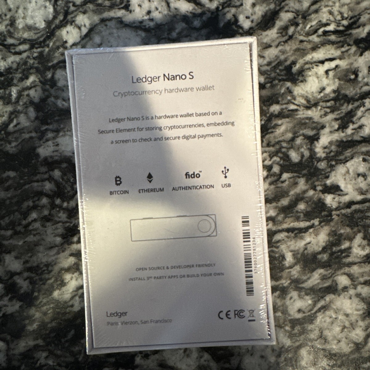 Ledger - Nano S Crypto Hardware Wallet - Bluetooth for sale online | eBay