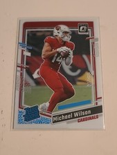 Michael Wilson RC 2023 Donruss Optic Rated Rookie Arizona Cardinals #204