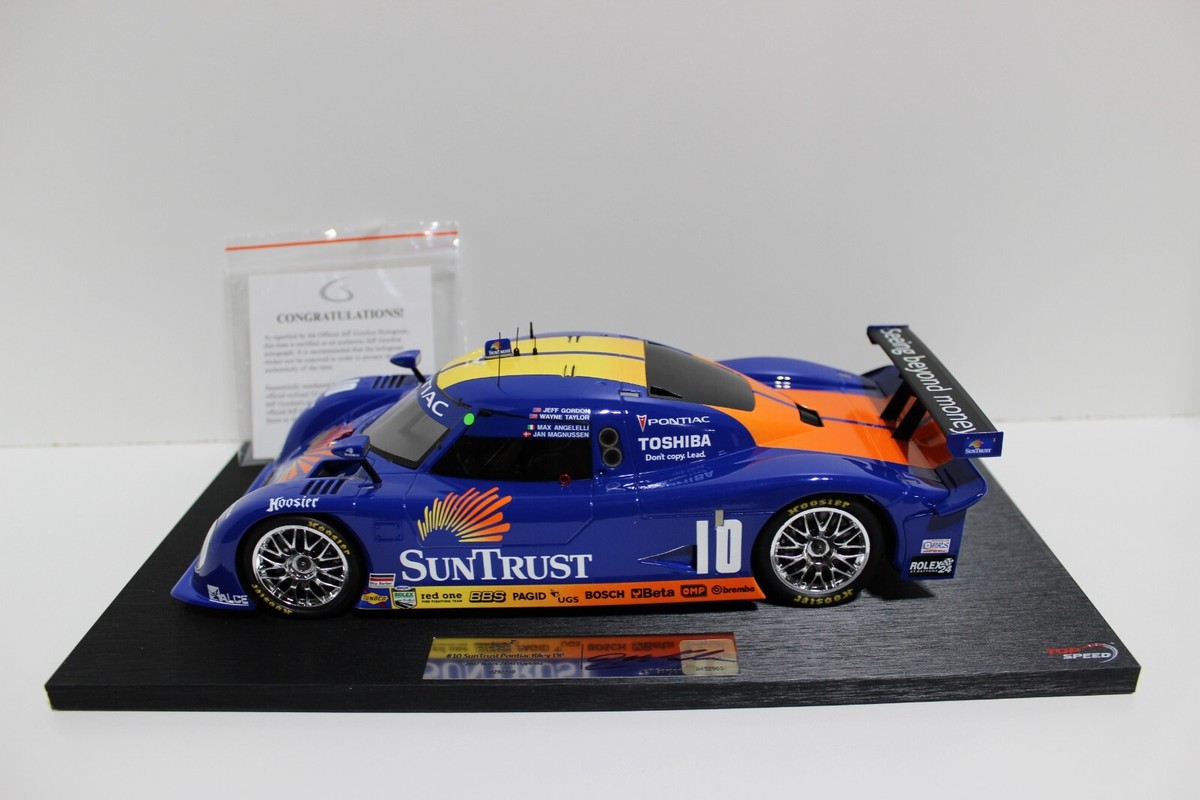 JEFF GORDON 2007 #10 SUNTRUST PONTIAC RILEY DP ROLEX 24 HOURS 1/18  AUTOGRAPHED