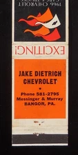 1966 Chevy Jake Dietrich Chevrolet Messinger & Murray Bangor PA Northampton Co