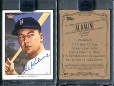 2018 Topps Archives Signature Series Postseason Autograph Al Kaline 1/1