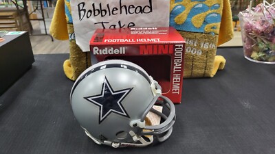 NIB DALLAS COWBOYS VSR4 RIDDELL MINI NFL FOOTBALL HELMET LOGO BLANK